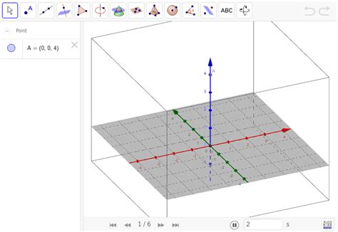 A Simple 3d Rotation Geogebra