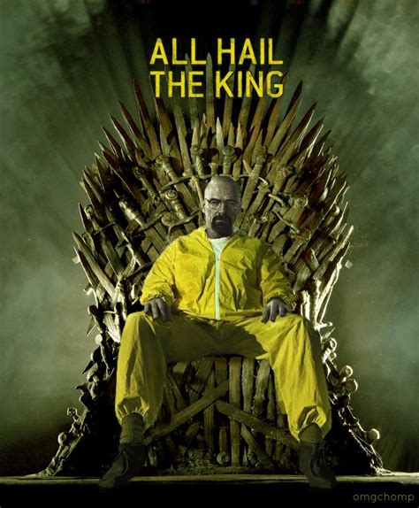 All Hail The King The Iron Throne Iron Throne Breaking Bad Poster
