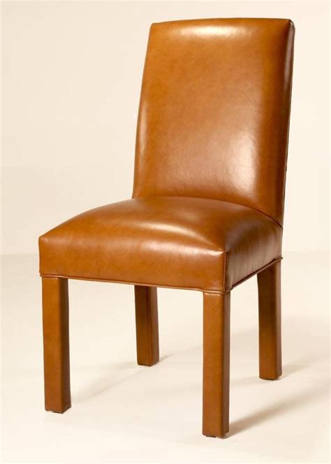 Roundhill furniture lotusville pu leather dining chair. Salisbury Leather Parsons Chair