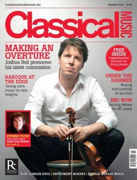 The magazine contains regular items, such as our comprehensive club diary, the invaluable morris diary, and vital details about music and song sessions. Classical Music — January 2018 PDF download free