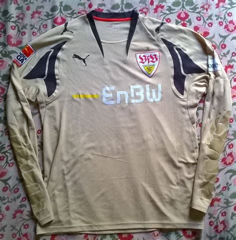 Vfb stuttgart 1893 v fc barcelona (2007/2008). VfB Stuttgart Goalkeeper football shirt 2007 - 2008 ...