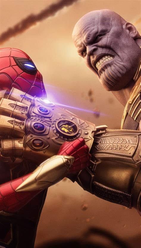 Spider Man Vs Thanos Marvel Superheroes Marvel Spiderman Thanos Marvel