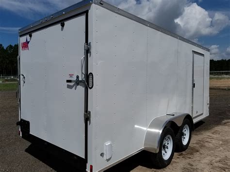 Enclosed Trailer 7x14 White Ad 60 Usa Cargo Trailer