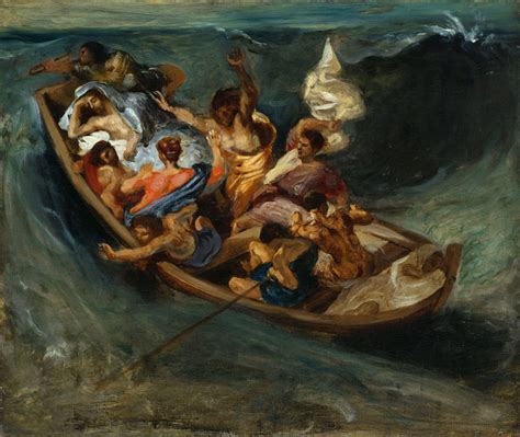 世界のタグ名画 French Christ sur la mer de GaliléeChrist on the Sea of