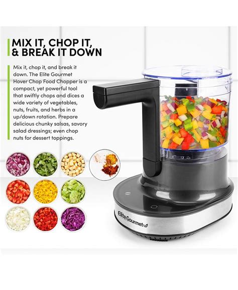Elite Gourmet Touch Screen Food Chopper And Reviews Small Appliances