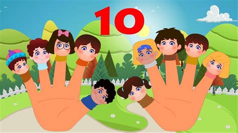Ten Little Fingers Ten Little Toes 3d Animation English Nursery Rhyme