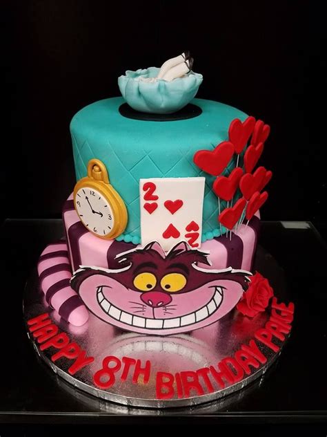 Birthday Party Cake Party Cakes Alice In Wonderland Cakes Character Cakes Cupcakes Desserts