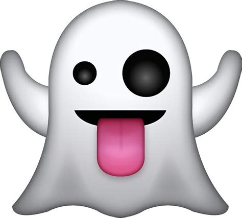 Ghost Emoji By Allihessel Redbubble