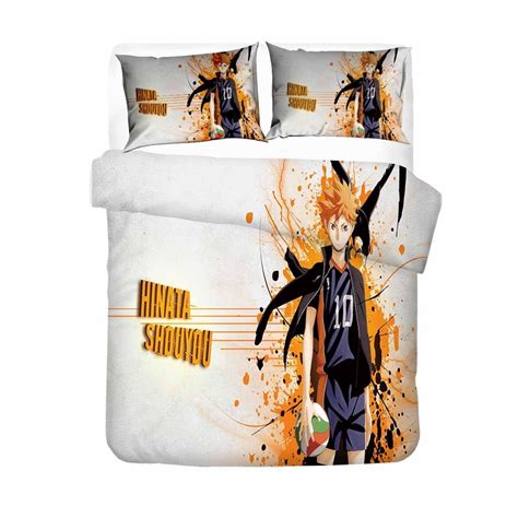 Haikyuu Duvet Cover Set Anime Bed Comforter Sets Twin Full Queen King