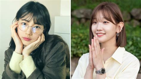 Korean Style Curtain Bangs Haircuts On Korean Celebrities