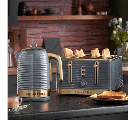 Buy Russell Hobbs Inspire Luxe Jug Kettle Grey And Brass Free