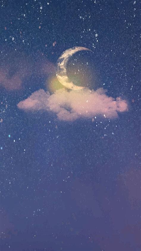Download Sun And Moon In Purple Sky Wallpaper