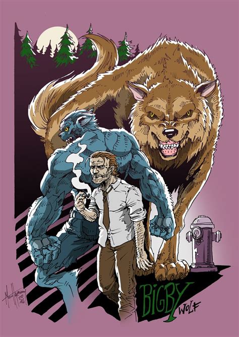 Bigby Wolf The Wolf Among Us Fables Comic Artstation Concept Art