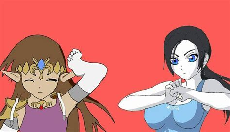 Zelda And Wii Fit Trainer By Liamanimated On Deviantart