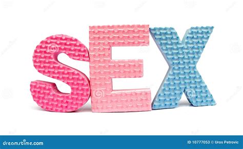 Sex Spelled Out Stock Image Image Of Male Pink Words 10777053