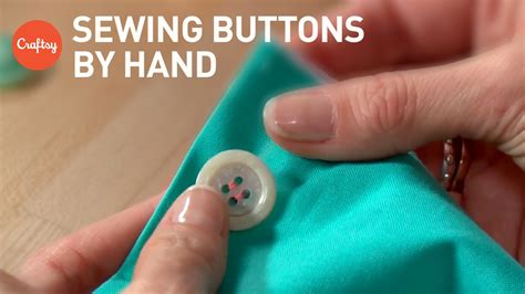 Sewing A Button By Hand Beginner Sewing Tutorial With