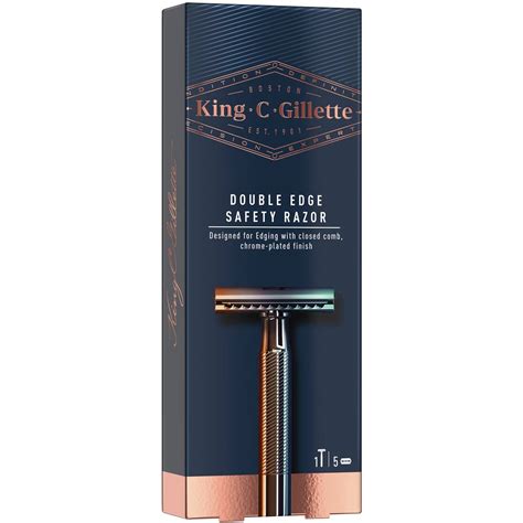 Gillette King C Double Edge Safety Razor Each Woolworths