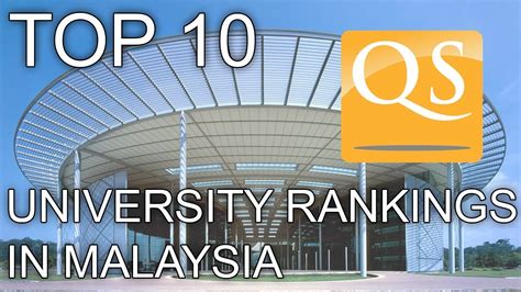 Malaysian universities are known for producing credible and outstanding academic the rankings for 2019 are also listed so you can see how each university made its improvement to the top. TOP 10 University Rankings in Malaysia 2019 (Based on QS ...