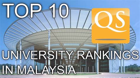 New 2020 top 1000 world university rankings conducted by cwcu of shanghai jiao tong university (academic ranking of world universities). TOP 10 University Rankings in Malaysia 2019 (Based on QS ...