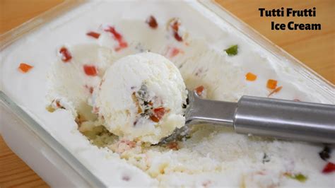 Tutti Frutti Ice Cream Coconut Tutti Frutti Ice Cream Ice Cream