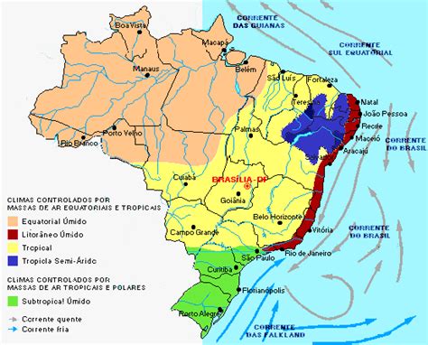 Tipos De Clima No Brasil Geografia Educabras