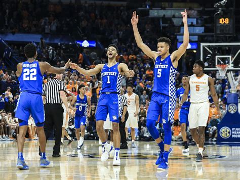 Kentucky Basketball Knocks Out Tennessee To Claim Fourth Straight Sec Tournament Title Usa