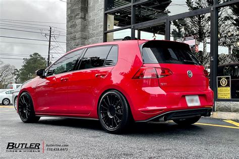 Lowered Vw Gti With 18in Tsw Paddock Wheels Andmichelin Pilot Sport As4