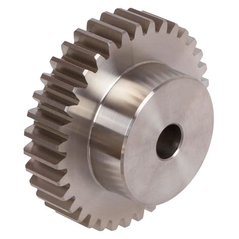 Spur Gear Made Of Stainless Steel 14305 With Hub Module 1 13 Teeth