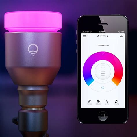 The Lifx Light Bulb Is Wifi Enabled Multi Coloured And Can Be