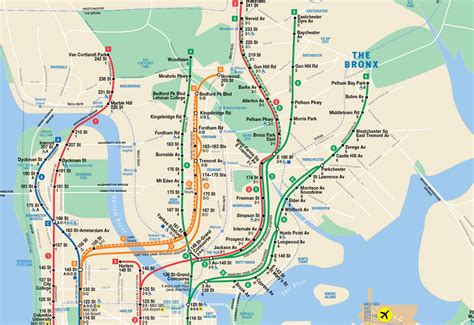 Mta Subway Map Bronx Time Zones Map