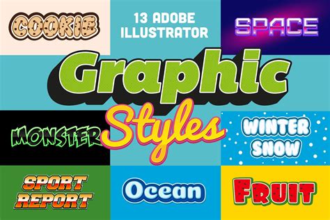 13 Super Graphic Styles Illustrator Graphics ~ Creative Market
