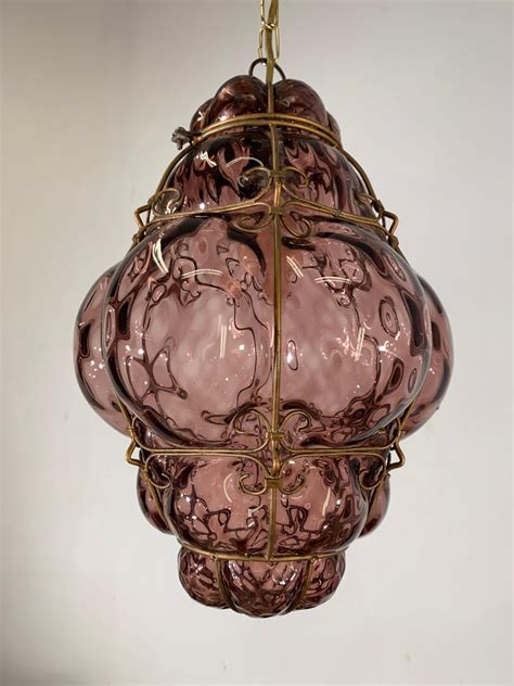 Check spelling or type a new query. Antique Italian Venetian Murano Pendant Light Mouthblown ...