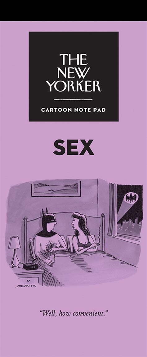 Nelson Line Sex New Yorker Cartoon Notepad