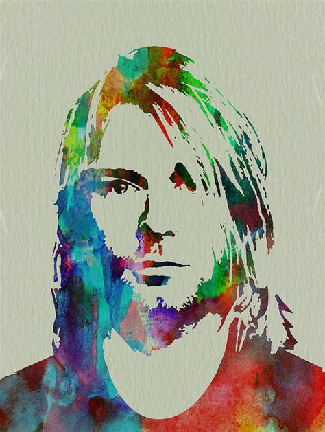 Kurt Cobain Nirvana Poster By Naxart Studio