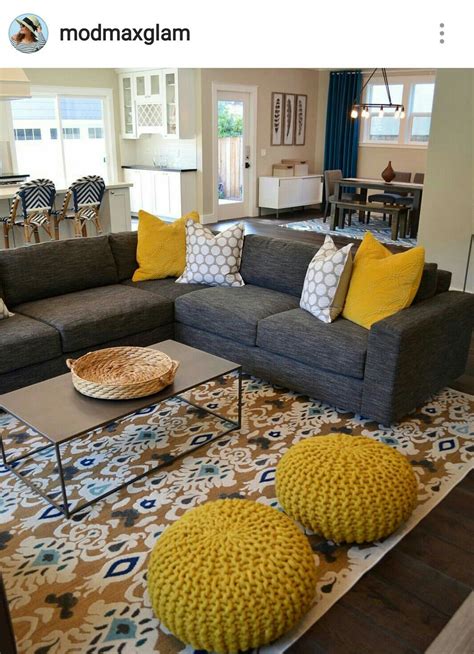 Grey And Yellow Living Room Yellow Decor Living Room Living Room