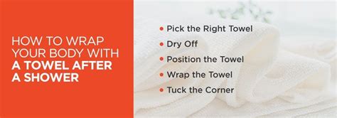 how to wrap a towel after a shower