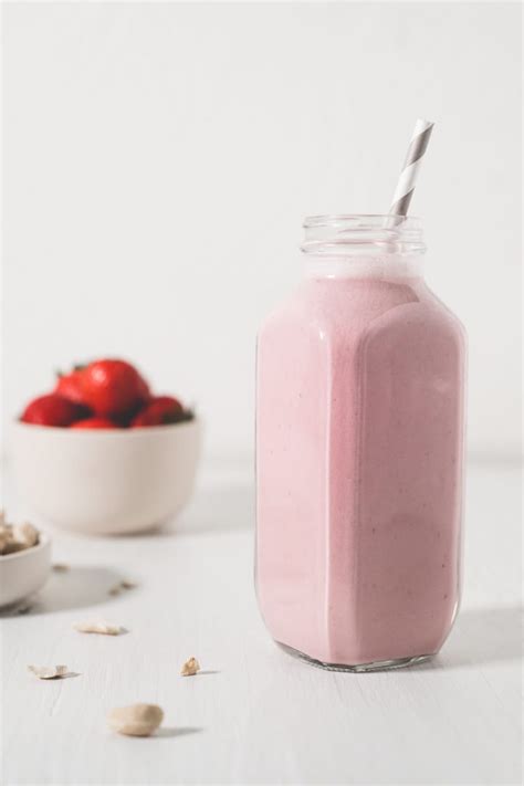 Healthy Strawberry Shortcake Smoothie Without Milk Beet Of The Wild