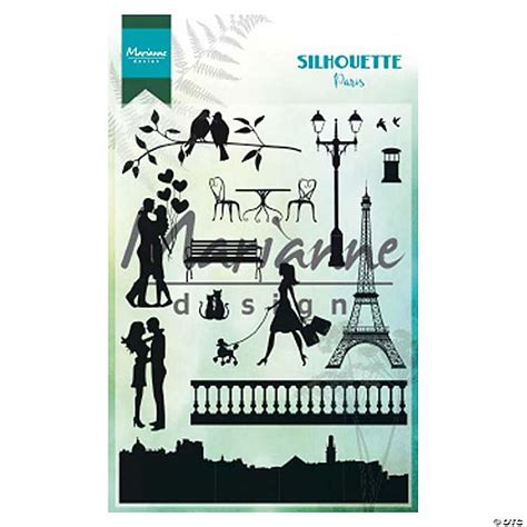 Marianne Design Clear Stamps Silhouette Paris