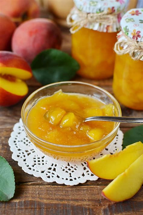 Using a sharp knife, alice an x at the bottom of each whole peach. Easy Homemade Peach Jam (No Pectin) Recipe - Cook.me Recipes