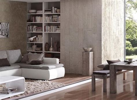 Genau das bieten unsere wohnzimmertische aus stein in kombination mit edelstahl und holz! Steinwand im Wohnzimmer - 30 Inspirationen von Klimex ...