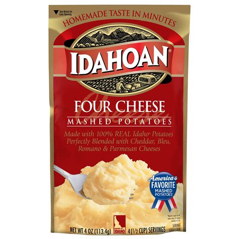 Idahoan Gluten Free Four Cheese Mashed Potatoes 4 Oz Walmart