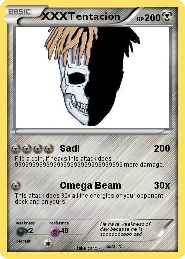 Pokémon XXXTentacion 49 49 Sad My Pokemon Card