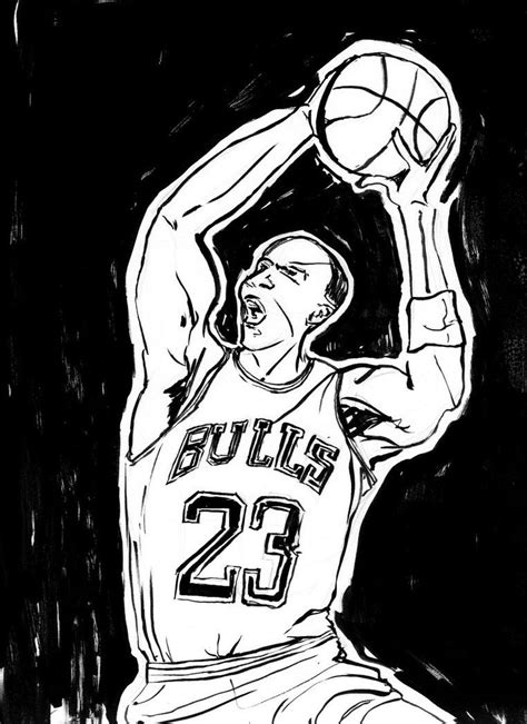 Michael Jordan Coloring Pages Free - Coloring Home