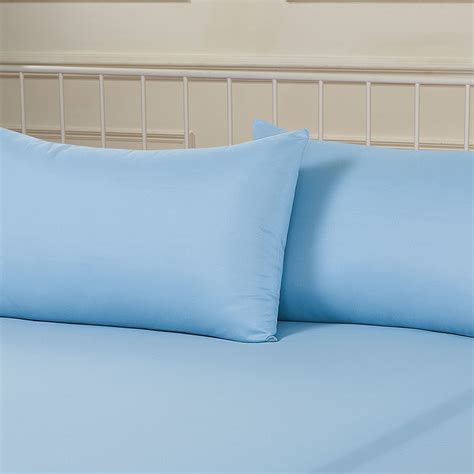 Brentfords Plain Dyed Fitted Bed Sheets Non Iron Single Double King