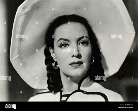 Mexican Actress Maria Felix In The Movie Donna Diabla 1949 Stock Photo