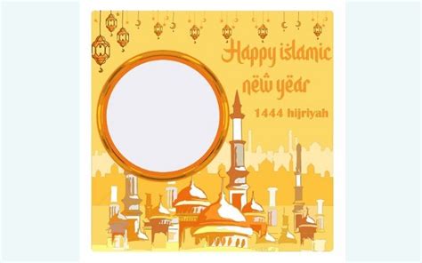 Koleksi Bingkai Twibbon Tahun Baru Islam 1444 H Referensi Ide Poster