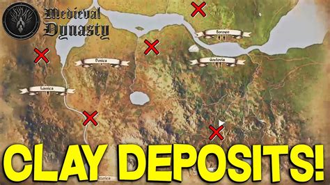 Clay Deposit Location Guide 11 Spots Medieval Dynasty Youtube
