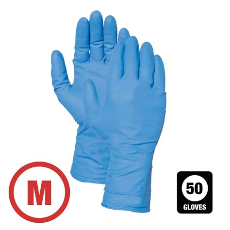 12 Medium Powder Free Blue Nitrile Glove 8 Mil 50 Per Box Kl Jack