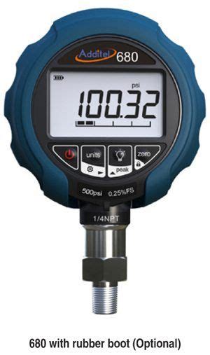 Additel 680 Series Digital Pressure Gauges 0 Psi To 5000 Psi 025 Fs