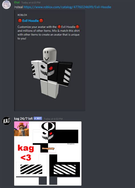 Roblox Clothing Bot Discord